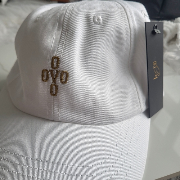 OVO White Hat with Gold Letters Adjustable Cap New with Tag - Picture 3 of 10
